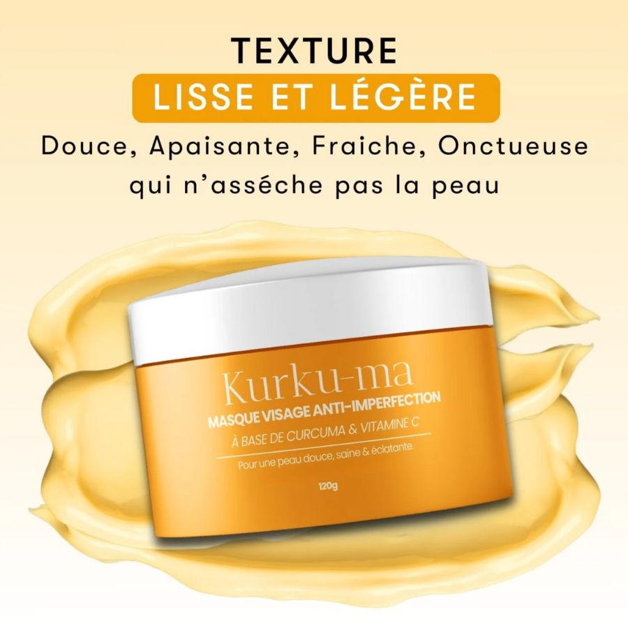 KURKUMA | Masque Anti-Imperfections au Curcuma